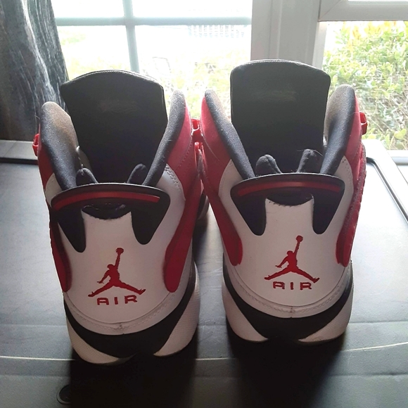 Nike Air Jordan 6 Rings White 'Carmine' 3229922 Mens Size 12 Shoes - Picture 6 of 6